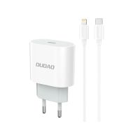 USB-C oplader 20W med Lightning-kabel – Hvid
