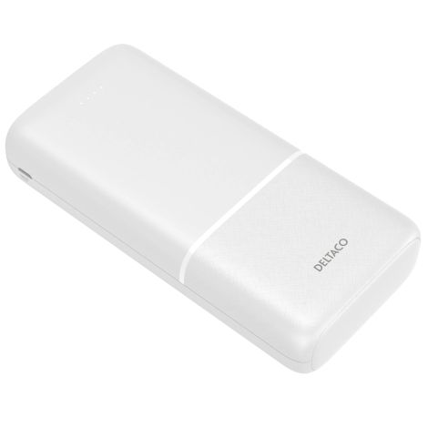 Powerbank 20.000 mAh med 2 x USB-A og 1 x USB-C