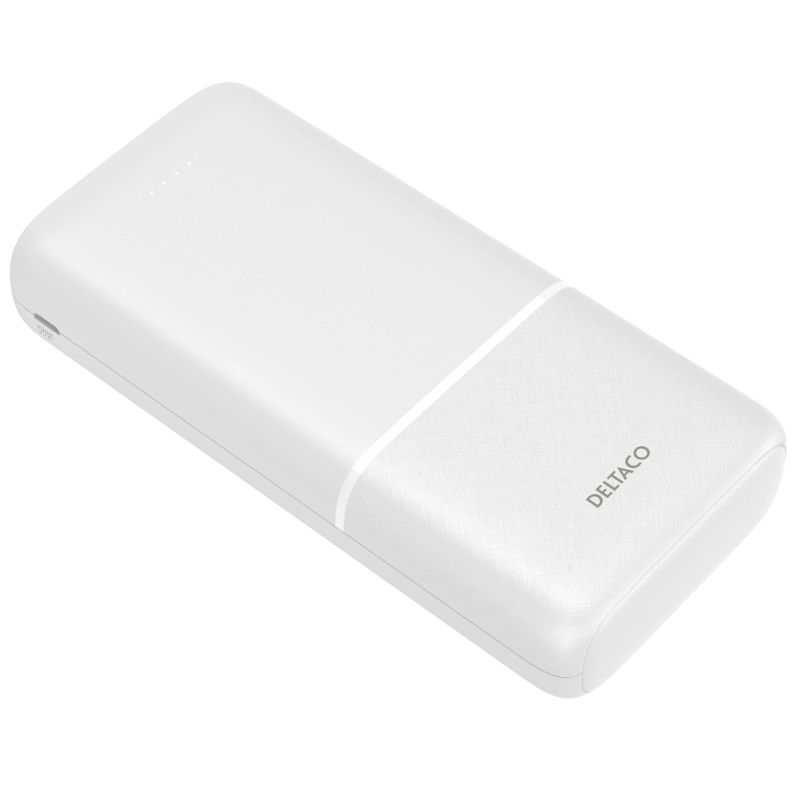 Powerbank 20.000 mAh med 2 x USB-A og 1 x USB-C