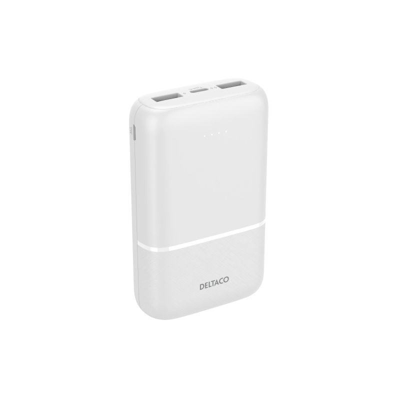 Powerbank 10.000 mAh, 2x USB-A, 1x USB-C – 10,5W