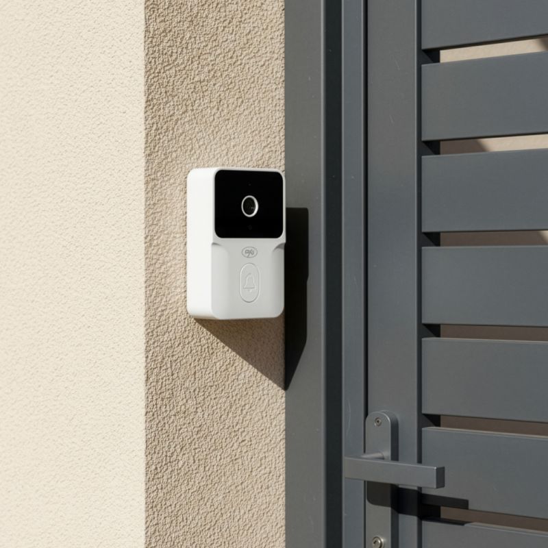 WiFi videodørklokke med kamera, Tuya & trådløs klokke