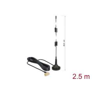 LTE antenne med magnetfod – SMA-stik og 2,5 m kabel