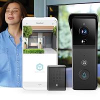 SmartLife Video Dørklokke med kamera Batteridrevet 3 MP