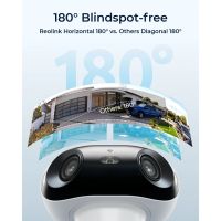 Reolink Argus 4 Pro batteridrevet 4K kamera med 180° synsfelt
