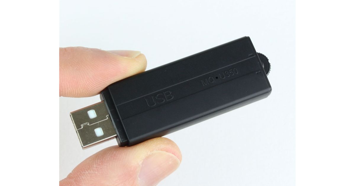 USB-stick med lydaktiveret aflytning, 25 standby tid