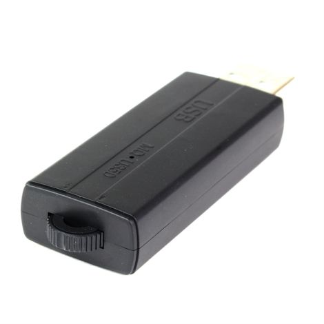 USB-lydoptager med lydaktivering, 25 dages standby