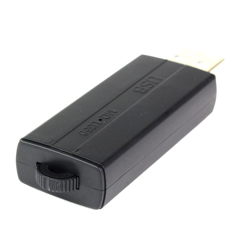 USB-stick med lydaktiveret aflytning, 25 dages standby tid