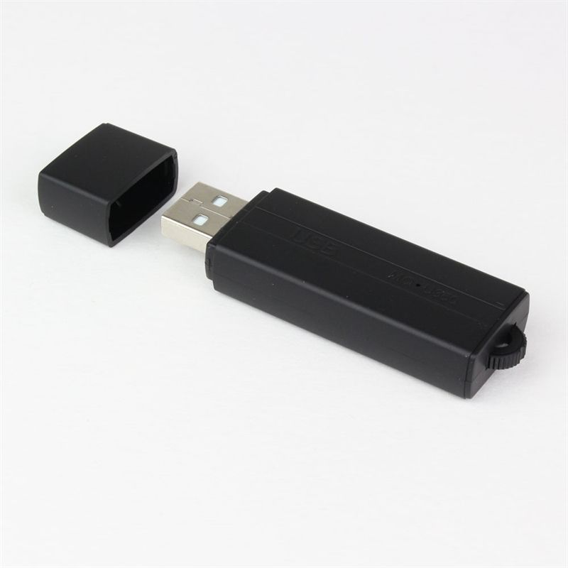USB-stick med lydaktiveret aflytning, 25 dages standby tid