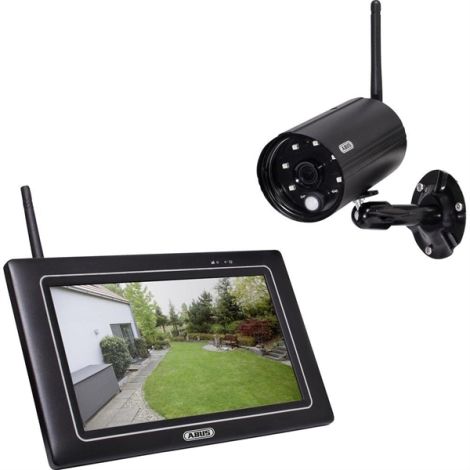 ABUS OneLook trådløs overvågning m. 7" touch skærm, F-HD kamera & app