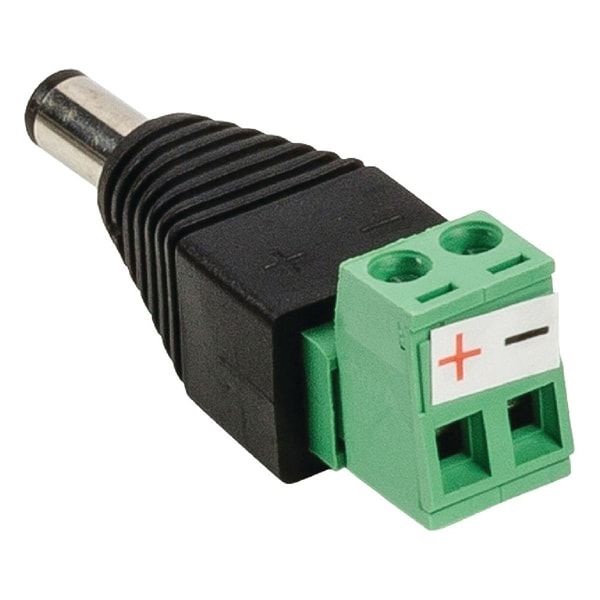 DC-stik med terminalstik, hun