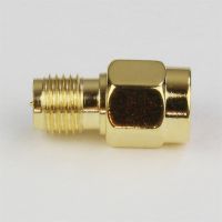 Sma Adapter RP SMA Han - SMA Han Guld 2-pak