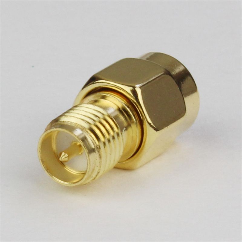 Sma Adapter RP SMA Han - SMA Han Guld 2-pak