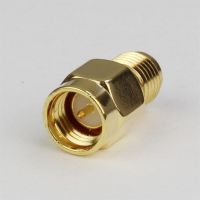Sma Adapter RP SMA Han - SMA Han Guld 2-pak