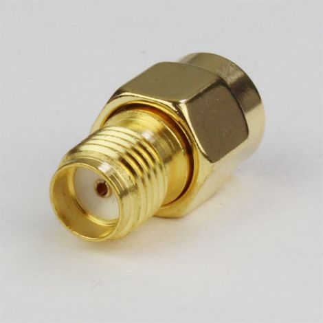 Sma Adapter RP SMA Hun - SMA Hun Guld