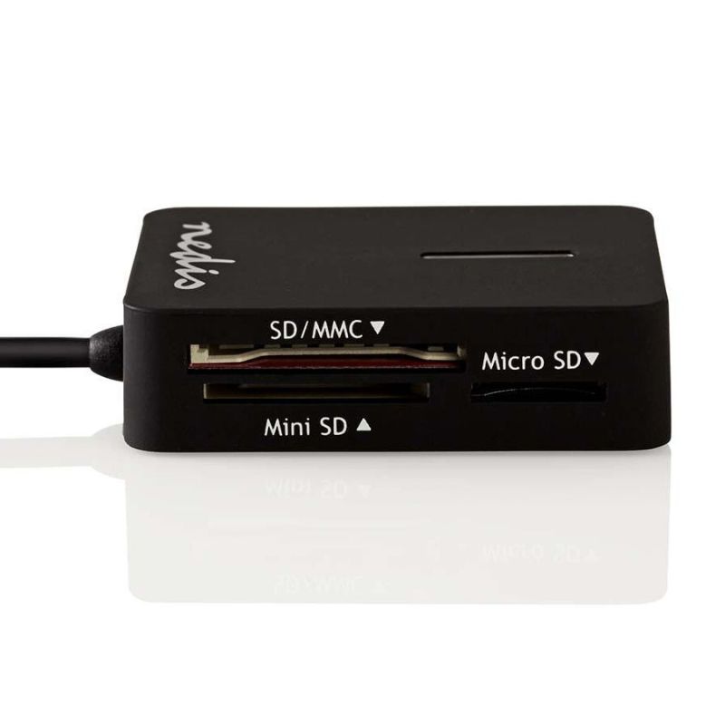 Kortlæser til SD-kort "all-in-one" til 8 slags hukommelseskort